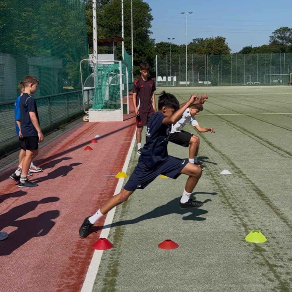Athlet beim Sprint